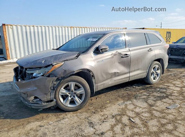 5TDDCRFH6GS015989 2016 TOYOTA LIMITED Серый Передняя левая четверть