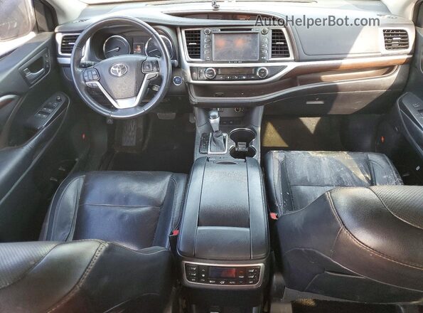 5TDDCRFH6GS015989 2016 TOYOTA LIMITED Серый Вид панели приборов