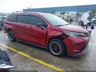 2021 Toyota Sienna Xse Burgundy vin: 5TDDRKEC2MS035583