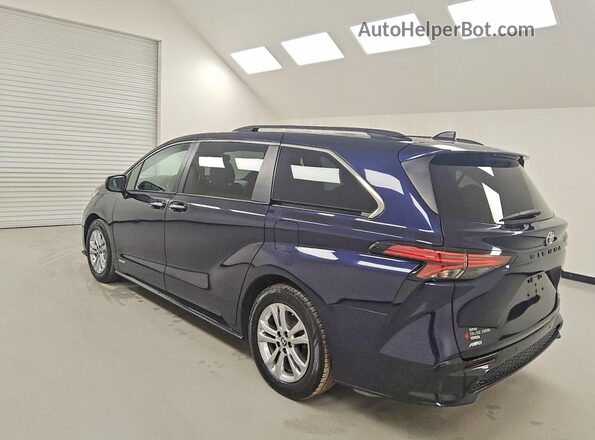 5TDDSKFC5MS030249 2021 TOYOTA SIENNA Синий Задняя левая четверть