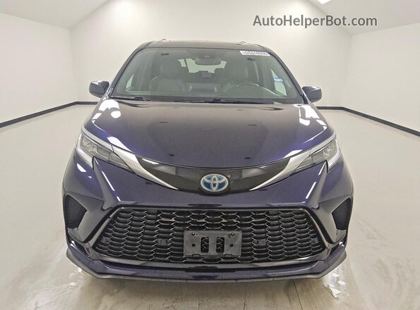 5TDDSKFC5MS030249 2021 TOYOTA SIENNA Синий Вид спереди