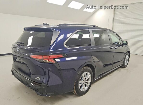 5TDDSKFC5MS030249 2021 TOYOTA SIENNA Синий Задняя правая четверть