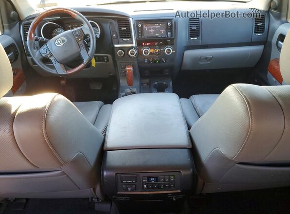5TDDY5G15JS157401 2018 TOYOTA SEQUOIA Черный Вид панели приборов