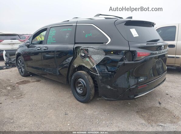 5TDERKEC9SS257782 2025 TOYOTA SIENNA Черный Задняя левая четверть