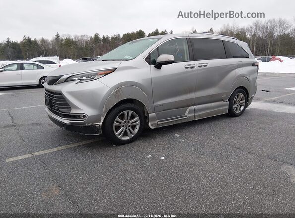 5TDESKFC0MS031118 2021 TOYOTA SIENNA Silver Передня ліва чверть
