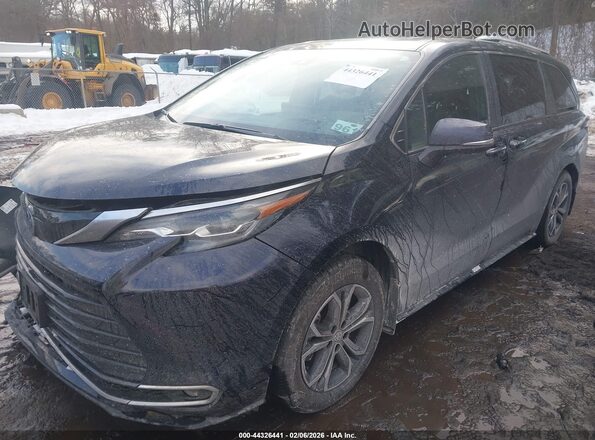 5TDESKFC7SS164441 2025 TOYOTA SIENNA Blue Передня ліва чверть