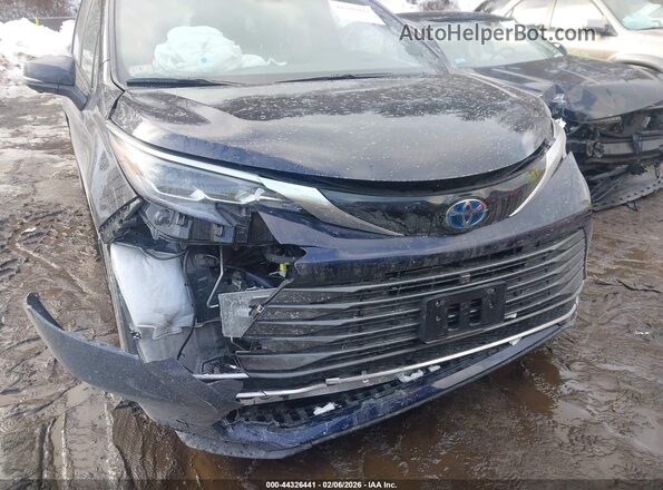 5TDESKFC7SS164441 2025 TOYOTA SIENNA Blue Вид щитка приладів
