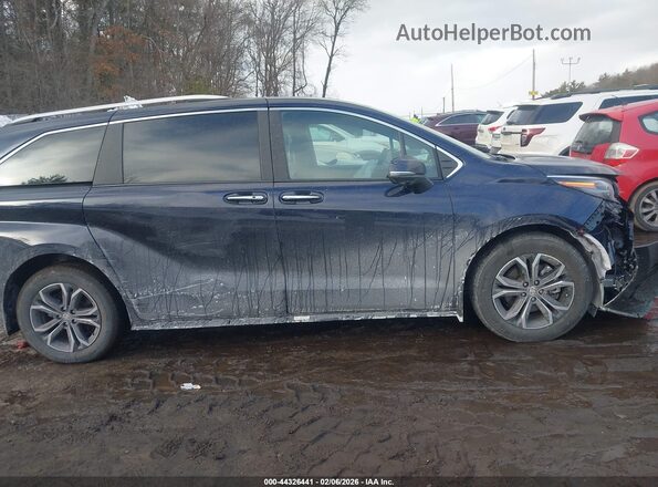 5TDESKFC7SS164441 2025 TOYOTA SIENNA Blue Вид задньої частини салону