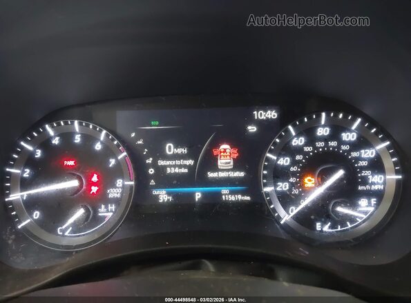 5TDGZRAHXLS006354 2020 TOYOTA LE Серый Вид задних сидений