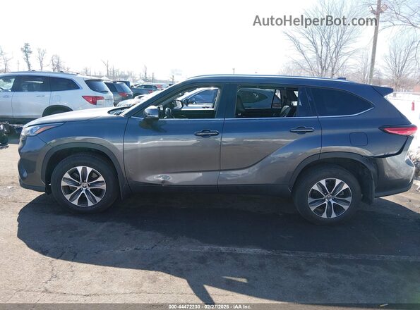 5TDGZRBH4LS027859 2020 TOYOTA LE Gray Vista frontal