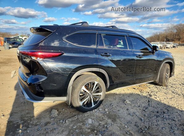 5TDJZRBHXMS151884 2021 TOYOTA HIGHLANDER Черный Задняя правая четверть