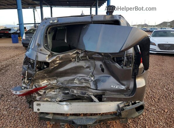 5TDJZRFH0JS542497 2018 TOYOTA HIGHLANDER Gray Widok z tyłu