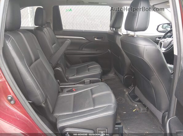 5TDJZRFH2HS421657 2017 TOYOTA HIGHLANDER Темно-бордовый Вид наклейки с VIN-кодом