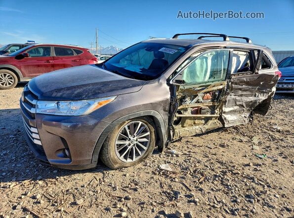 5TDJZRFH2KS931997 2019 TOYOTA HIGHLANDER Gray Przód lewy