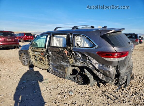 5TDJZRFH2KS931997 2019 TOYOTA HIGHLANDER Gray Tył lewy