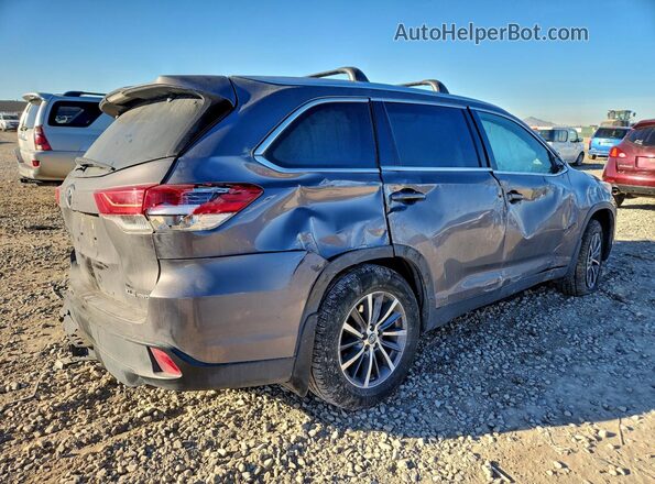 5TDJZRFH2KS931997 2019 TOYOTA HIGHLANDER Gray Tył prawy
