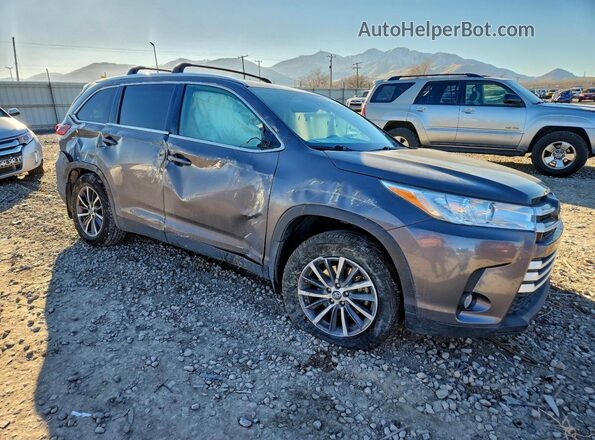 5TDJZRFH2KS931997 2019 TOYOTA HIGHLANDER Gray Przód prawy