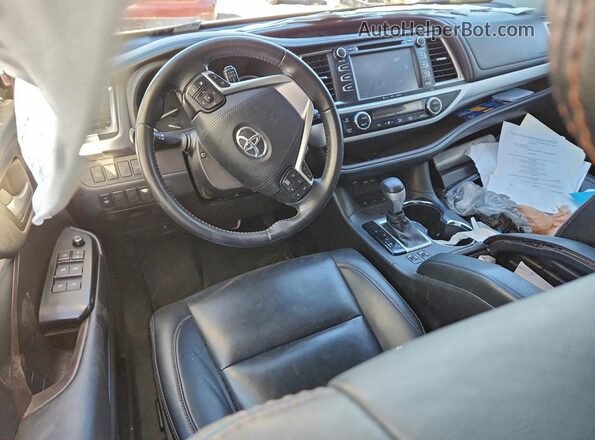 5TDJZRFH2KS931997 2019 TOYOTA HIGHLANDER Gray Widok deski rozdzielczej