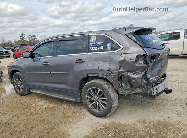 5TDJZRFH3KS957041 2019 TOYOTA HIGHLANDER Gray Задня ліва чверть