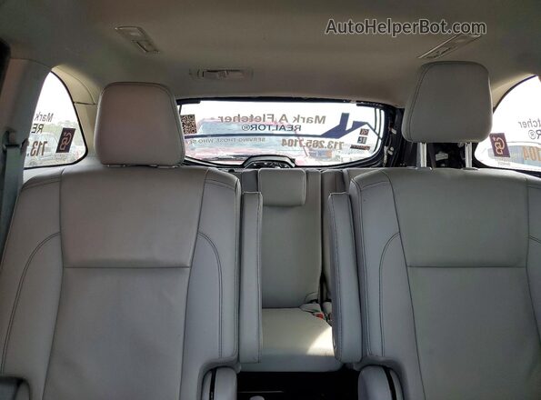 5TDJZRFH3KS957041 2019 TOYOTA HIGHLANDER Gray Вид задніх сидінь