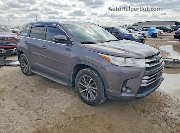 5TDJZRFH3KS957041 2019 TOYOTA HIGHLANDER Gray Передня права чверть