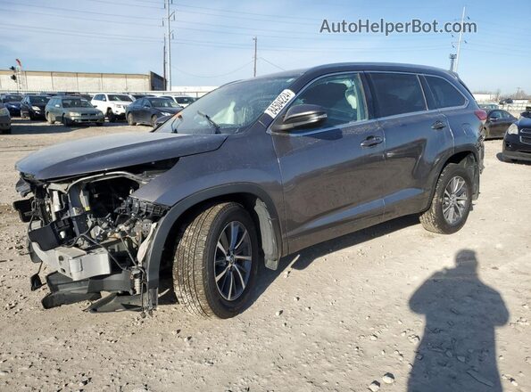 5TDJZRFH8JS531652 2018 TOYOTA HIGHLANDER Black Front left