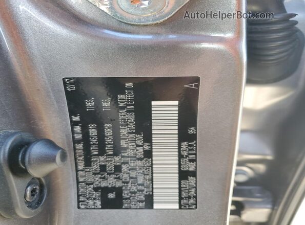 5TDJZRFH8JS531652 2018 TOYOTA HIGHLANDER Black VIN sticker view