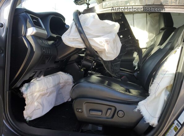 5TDJZRFH8JS531652 2018 TOYOTA HIGHLANDER Black Front interior view