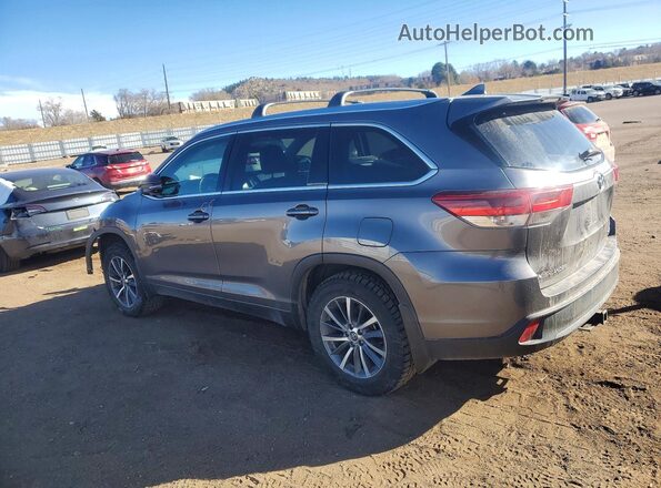 5TDJZRFH9HS474632 2017 TOYOTA HIGHLANDER Charcoal უკანა მარცხენა