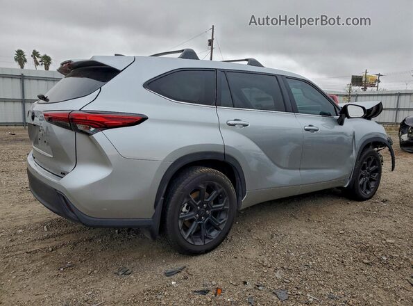 5TDKDRAH3PS502868 2023 TOYOTA HIGHLANDER Silver Задня права чверть