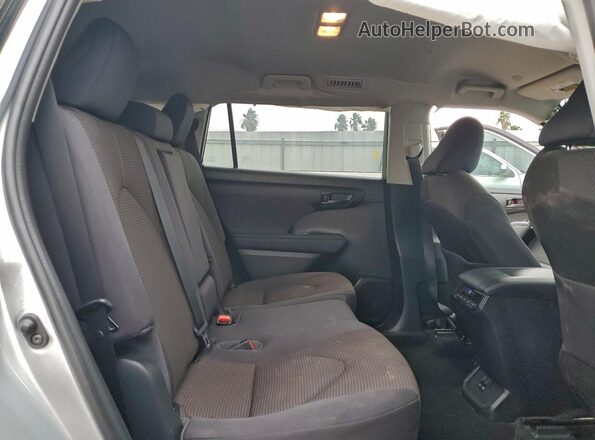 5TDKDRAH3PS502868 2023 TOYOTA HIGHLANDER Silver Вид задніх сидінь