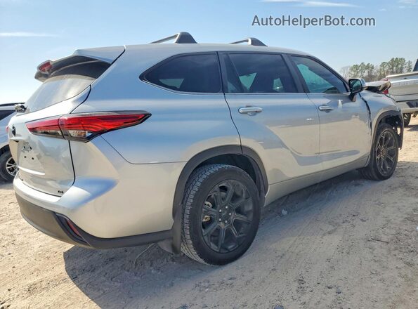 5TDKDRAH3PS502868 2023 TOYOTA HIGHLANDER Silver Задня права чверть