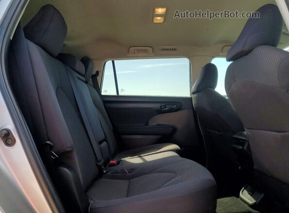 5TDKDRAH3PS502868 2023 TOYOTA HIGHLANDER Silver Вид задньої частини салону