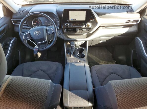 5TDKDRAH8PS504907 2023 TOYOTA HIGHLANDER Угольный Вид панели приборов