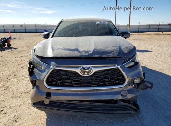 5TDKDRAH8PS504907 2023 TOYOTA HIGHLANDER Угольный Вид спереди