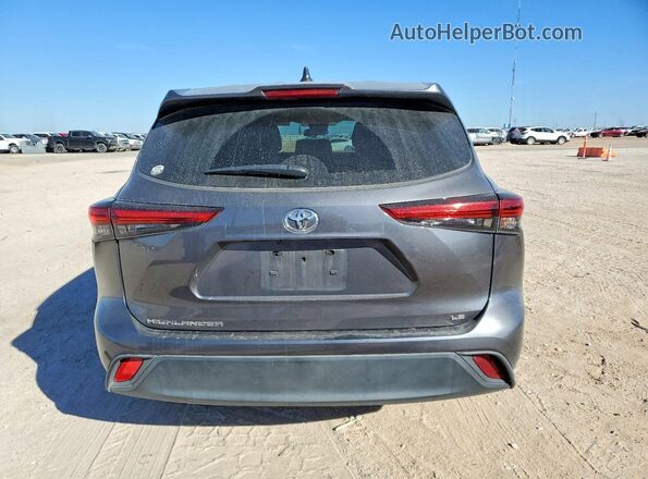 5TDKDRAH8PS504907 2023 TOYOTA HIGHLANDER Угольный Вид сзади