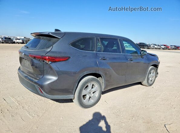 5TDKDRAH8PS504907 2023 TOYOTA HIGHLANDER Угольный Задняя правая четверть