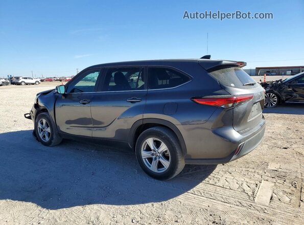5TDKDRAH8PS504907 2023 TOYOTA HIGHLANDER Угольный Задняя левая четверть