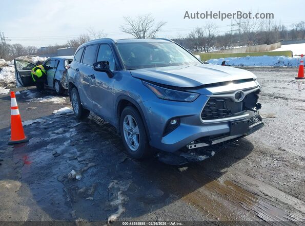 5TDKDRBH1PS017384 2023 TOYOTA LE Blue Передня права чверть