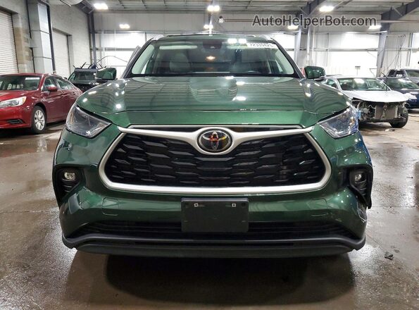 5TDKDRBH1PS506884 2023 TOYOTA HIGHLANDER Зеленый Вид спереди