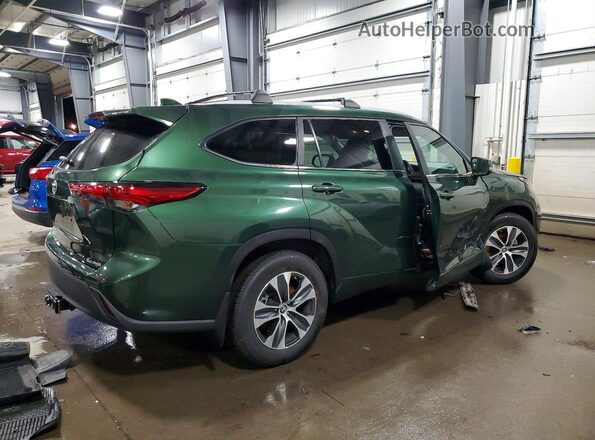 5TDKDRBH1PS506884 2023 TOYOTA HIGHLANDER Зеленый Задняя правая четверть