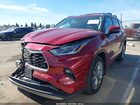 2024 Toyota Highlander Platinum Красный vin: 5TDKDRBH4RS548761