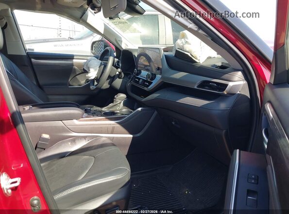 5TDKDRBH4RS548761 2024 TOYOTA HIGHLANDER Красный Вид салона спереди