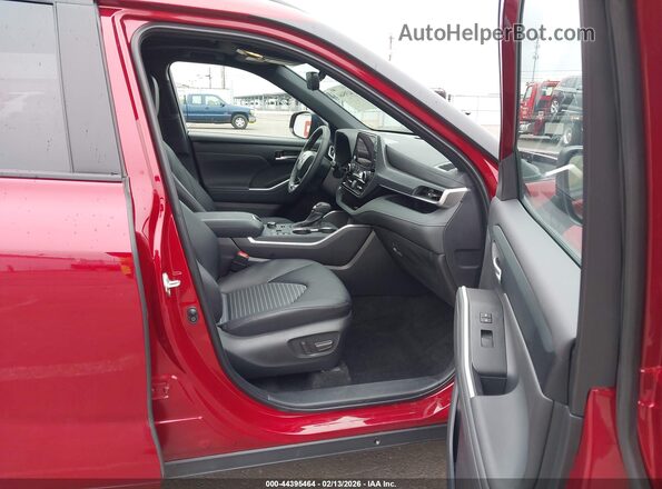 5TDKDRBH5SS591575 2025 TOYOTA HIGHLANDER Red Vista interior delantera