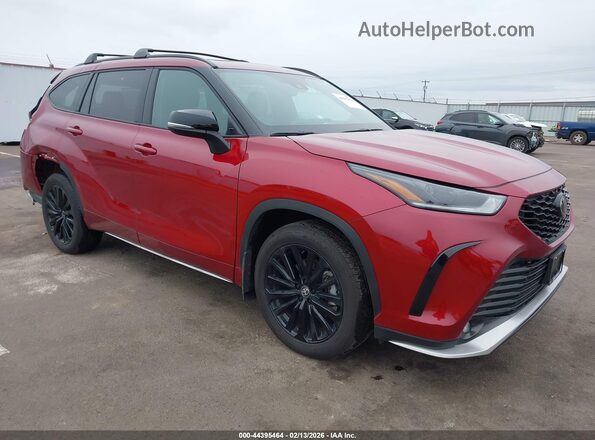 5TDKDRBH5SS591575 2025 TOYOTA HIGHLANDER Red Delantero derecho