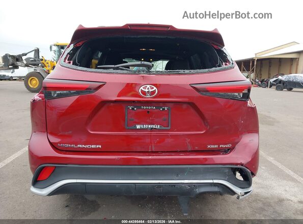 5TDKDRBH5SS591575 2025 TOYOTA HIGHLANDER Red 