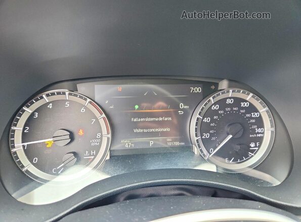 5TDKDRBH7PS009872 2023 TOYOTA HIGHLANDER Серый Вид щитка приборов