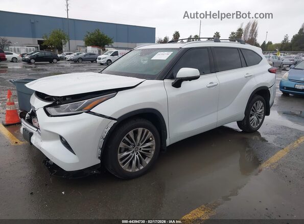 5TDKDRBH7PS516092 2023 TOYOTA HIGHLANDER Белый Передняя левая четверть