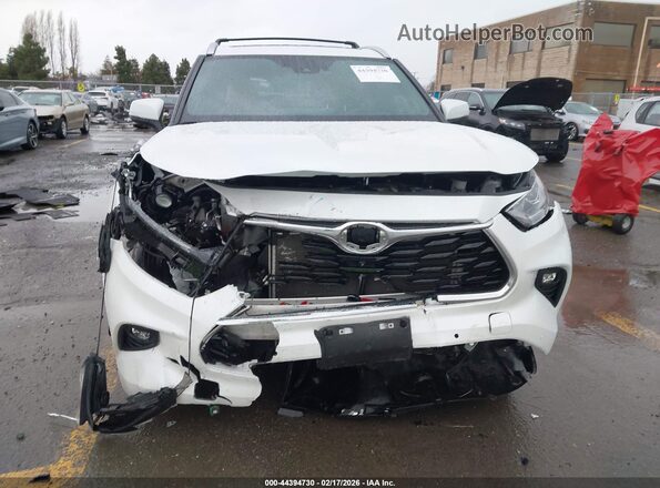 5TDKDRBH7PS516092 2023 TOYOTA HIGHLANDER Белый Вид задней части салона