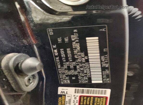 5TDKDRBH8PS029810 2023 TOYOTA HIGHLANDER Черный Вид подкапотного пространства